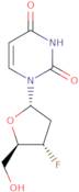 2',3'-Dideoxy-3'-fluoro-a-uridine