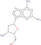 2,6-Diamino-9-(3'-amino-2',3'-dideoxy-b-D-ribofuranosyl)purine