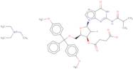 9-(2'-Deoxy-5'-O-DMT-2'-fluoro-b-D-arabinofuranosyl)-N2-isobutyrylguanine 3'-O-succinate triethy...