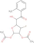 1,2-Di-O-acetyl-3-deoxy-3-fluoro-5-O-toluoyl-a-D-ribofuranose