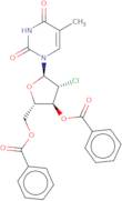 1-(3',5'-Di-O-benzoyl-2'-chloro-2'-deoxy-β-L-arabinofuranosyl)thymine