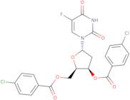 3',5'-Di-O-p-chlorobenzoyl-2'-deoxy a-5-fluorouridine
