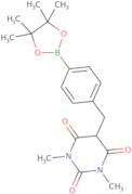 1,3-Dimethyl-5-[4-(4,4,5,5-tetramethyl-[1,3,2]dioxaborolan-2-yl)-benzyl]-pyrimidine-2,4,6-trione