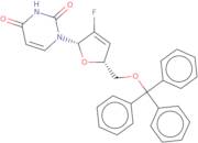 1-(2',3'-Dideoxy-2',3'-didehydro-2'-fluoro-5'-O-trityl-b-L-ribofuranosyl)-uracil