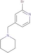 2-Bromo-4-(piperidin-1-ylmethyl)pyridine