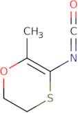 5-Isocyanato-6-methyl-2,3-dihydro-1,4-oxathiine