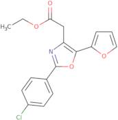 Ethyl 2-(4-chlorophenyl)-5-(2-furyl)oxazole-4-acetate