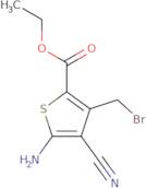 Ethyl 5-amino-3-(bromomethyl)-4-cyanothiophene-2-carboxylate