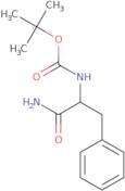 tert-Butyl N-(1-carbamoyl-2-phenylethyl)carbamate