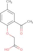 (2-Acetyl-4-methylphenoxy)acetic acid