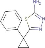 5-(1-Phenylcyclopropyl)-1,3,4-thiadiazol-2-amine