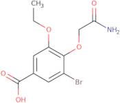 4-(2-Amino-2-oxoethoxy)-3-bromo-5-ethoxybenzoic acid