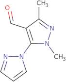 1,3-Dimethyl-5-pyrazol-1-ylpyrazole-4-carbaldehyde