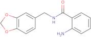 2-Amino-N-(1,3-dioxaindan-5-ylmethyl)benzamide