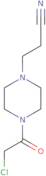 3-[4-(2-Chloroacetyl)piperazin-1-yl]propionitrile