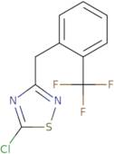 5-Chloro-3-{[2-(trifluoromethyl)phenyl]methyl}-1,2,4-thiadiazole