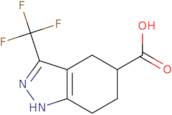 3-(Trifluoromethyl)-4,5,6,7-tetrahydro-1H-indazole-5-carboxylic acid