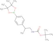 (R)-tert-Butyl (2-(4-(4,4,5,5-tetramethyl-1,3,2-dioxaborolan-2-yl)phenyl)propyl)carbamate