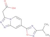 [7-(3-Isopropyl-1,2,4-oxadiazol-5-yl)[1,2,4]triazolo[4,3-a]pyridin-3-yl]acetic acid
