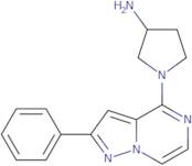 1-(2-Phenylpyrazolo[1,5-a]pyrazin-4-yl)pyrrolidin-3-amine