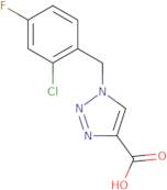 1-[(2-Chloro-4-fluorophenyl)methyl]-1H-1,2,3-triazole-4-carboxylic acid