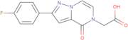 2-[2-(4-Fluorophenyl)-4-oxo-4H,5H-pyrazolo[1,5-a]pyrazin-5-yl]acetic acid