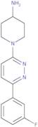 1-[6-(3-Fluorophenyl)pyridazin-3-yl]piperidin-4-amine