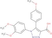 1-(3,4-Dimethoxyphenyl)-5-(4-methoxyphenyl)-1H-1,2,3-triazole-4-carboxylic acid