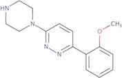 3-(2-Methoxyphenyl)-6-piperazin-1-ylpyridazine