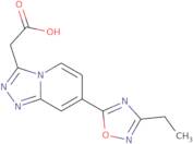 [7-(3-Ethyl-1,2,4-oxadiazol-5-yl)[1,2,4]triazolo[4,3-a]pyridin-3-yl]acetic acid