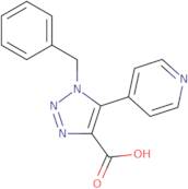 1-Benzyl-5-(4-pyridyl)-1H-1,2,3-triazole-4-carboxylic acid