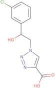 1-[2-(3-Chlorophenyl)-2-hydroxyethyl]-1H-1,2,3-triazole-4-carboxylic acid