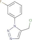 5-(Chloromethyl)-1-(3-fluorophenyl)-1H-1,2,3-triazole