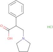 2-Phenyl-3-(pyrrolidin-1-yl)propanoic acid hydrochloride