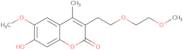 7-Hydroxy-6-methoxy-3-(2-(2-methoxyethoxy)ethyl)-4-methyl-2H-chromen-2-one