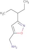 [3-(Pentan-3-yl)-1,2-oxazol-5-yl]methanamine