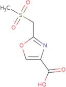 2-(Methanesulfonylmethyl)-1,3-oxazole-4-carboxylic acid