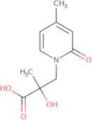 2-Hydroxy-2-methyl-3-(4-methyl-2-oxo-1,2-dihydropyridin-1-yl)propanoic acid