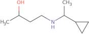 4-[(1-Cyclopropylethyl)amino]butan-2-ol