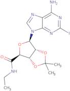 5'-Ethylcarboxamido-2-iodo-2',3'-O-isopropylideneadenosine