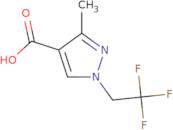 3-Methyl-1-(2,2,2-trifluoroethyl-1H-pyrazole-4-carboxylic acid