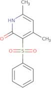 3-(Benzenesulfonyl)-4,6-dimethyl-1,2-dihydropyridin-2-one
