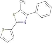 5-Methyl-4-phenyl-2-(thiophen-2-yl)thiazole