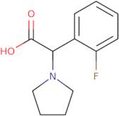 2-(2-Fluorophenyl)-2-(pyrrolidin-1-yl)acetic acid