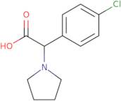 A-(4-Chlorophenyl)-1-pyrrolidineacetic acid