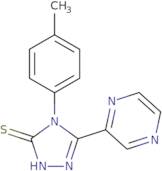 4-(4-Methylphenyl)-5-(pyrazin-2-yl)-4H-1,2,4-triazole-3-thiol