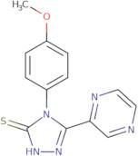4-(4-Methoxyphenyl)-5-(pyrazin-2-yl)-4H-1,2,4-triazole-3-thiol