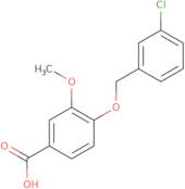 4-[(3-Chlorobenzyl)oxy]-3-methoxybenzoic acid
