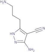 5-Amino-3-(3-aminopropyl)-1H-pyrazole-4-carbonitrile