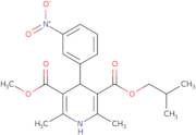 3-Methyl 5-(2-methylpropyl) 2,6-dimethyl-4-(3-nitrophenyl)-1,4-dihydropyridine-3,5-dicarboxylate